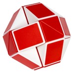 Игра-головоломка Smart Призмы, 24 сегмента, Bondibon, красно-белая змейка, PVС 13х15х7,5 см, арт.YJ6609