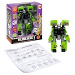Трансформер 2в1 BONDIBOT Bondibon робот-стиральная машина, цвет зелёный, BOX 20х18х7см