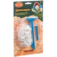 Французские опыты Науки с Буки Bondibon "Юный археолог" проводим раскопки Динозавры