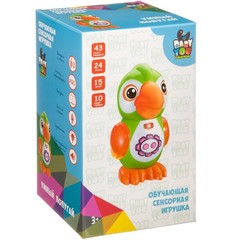 Умный попугай BABY YOU Bondibon, свет.,музык.,обучающие функций, сенсор. кнопки, арт.7496.