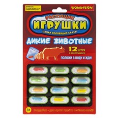 Растущие игрушки Bondibon «Дикие животные" 12 шт в асс-те
