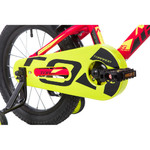 Велосипед NOVATRACK 16", TORNADO, алюм., красный,  полная защита цепи, тормоз нож, короткие крылья,
