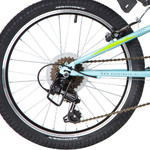 Велосипед NOVATRACK 20" RACER, голубой, сталь, 6 скор., Microshift TS38-6/Shimano, V-Brake