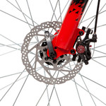 Велосипед NOVATRACK 20" EXTREME красный,  сталь, 6 скор., Shimano TY21/Microshift TS38, дисковый тор