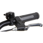 Велосипед NOVATRACK 20" SHARK, серебристый, сталь, 1 скор., V-brake