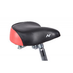 Велосипед NOVATRACK 16", CANDY, коралловый, полная защита цепи, тормоз нож., сумочка на руль, крылья