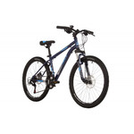 Велосипед NOVATRACK 24" ACTION сталь 14'', синий, 18 скор.TZ500/TS-38/TZ500/SG-6S, D-brake