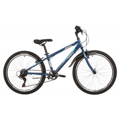 Велосипед NOVATRACK 24" RACER сталь 12'', сине-зеленый, 6 скор. TZ500/TS-38/SG-6S, V-brake