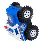 Пласт. джип-перевёртыш 4WD на батарейках, Bondibon "Парк Техники", ВОХ 11х8х8,5 см, полиция , арт.M11-2.