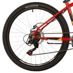Велосипед NOVATRACK 24" BATTLER сталь 14'', красный, 6 скор.TZ500/TS-38/SG-6S, D-brake