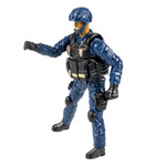 Набор солдат 18,5 см с оружием, "НАСТОЯЩИЙ БОЕЦ" Bondibon, BOX 25,5x12,6x5,4см, спецназовец.