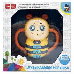 Игр.разв.пласт. "ПЧЁЛКА" BABY YOU BONDIBON, свет, звук, на бат., BOX