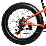 Велосипед NOVATRACK FATBIKE 24" SUV алюм.рама 13, терракот., 7-скор,TY200/TS38, диск.торм.STG