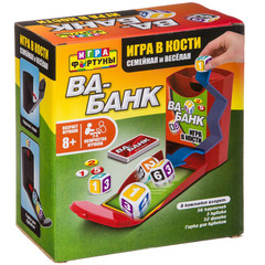 Настольная семейная игра в кости "ВА-БАНК"