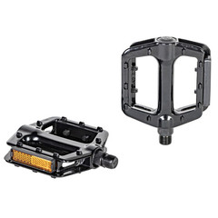 Педали STG FP-925, платформа, алюм, ось 9/16", насып. Подшип. Черные