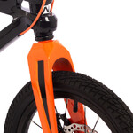 Велосипед NOVATRACK 16" LYNX. Магнезиевая рама, чёрный, полная защ.цепи, диск.тормоз, короткие крыль