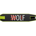Самокат Novatrack Wolf 10, 100 мм, зеленый