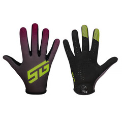 Перчатки полноразмерные STG Sens Skin, размер XS, черный с бордовым