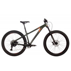 Велосипед STINGER 27.5" ZETA STD зеленый, алюминий, размер MD