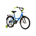Велосипед NOVATRACK 20" VECTOR синий, тормоз нож, крылья, багажник, защита цепи