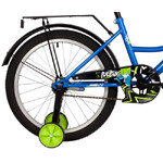 Велосипед NOVATRACK 20" VECTOR синий, тормоз нож, крылья, багажник, защита цепи