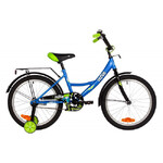 Велосипед NOVATRACK 20" VECTOR синий, тормоз нож, крылья, багажник, защита цепи
