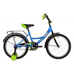 Велосипед NOVATRACK 20" VECTOR синий, тормоз нож, крылья, багажник, защита цепи
