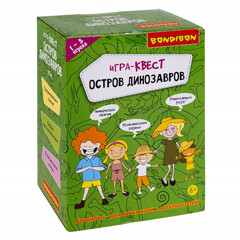 Настольная игра квест "Остров динозавров" Bondibon