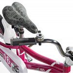 Велосипед NOVATRACK 16" NOVARA алюм., фуксия, пер.руч., зад.нож. тормоз, короткие крылья, полная защ