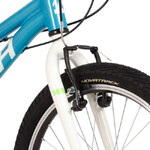 Велосипед NOVATRACK 20" KATRINA, алюм., голубой-салатовый, 6-скор, Shimano/Microshift  V-brake