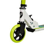 Самокат Foxx Monkey, колеса 125 мм, белый с зеленым