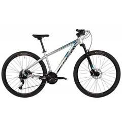 Велосипед STINGER 27.5" RELOAD STD 45 серебряный, алюминий, размер 18