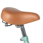 Велосипед NOVATRACK 18" MAPLE, светло бирюзовый, полная защита цепи,тормоз нож.,крылья, багажник, пе
