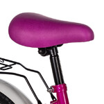 Велосипед FOXX 16" SIMPLE розовый, сталь, тормоз нож, крылья, багажник, полная защ.цепи, передняя ко