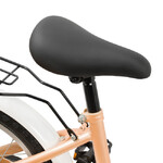 Велосипед FOXX 18" SIMPLE персиковый, сталь, тормоз нож, крылья, багажник,  защ.цепи, передняя корзи