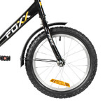 Велосипед FOXX 16" SIMPLE чёрный, сталь, тормоз нож, крылья, багажник, полная защ.цепи