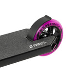 Самокат Novatrack Psycho 20, колеса 110 мм, IHC, черный с фиолетовым