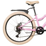 Велосипед NOVATRACK 24" JENNY сталь 12'', розовый, 6 скор. TY21/TS-38/TZ500/SG-6S, диск.торм STG