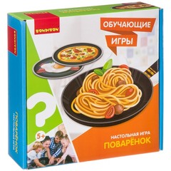 Обучающие игры Bondibon Настольная игра «ПОВАРЕНОК», BOX 22×21×5,5 см