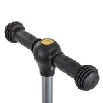 Самокат-кикборд Novatrack RainBow, подростковый, складной, широкие свет.колеса PU 120*90,ватер стикер, оранжевый