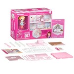 Игровой набор «Мебель» Bondibon, Кукольный уголок (Спальня 13,5х13,5х13,5 см) и  куколка Oly 9,3см,