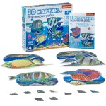 Набор для творчества BONDIBON "3D картина" Экзотические рыбки (4 дизайна)