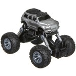 Инерц.(Pull back) пласт. джип 4WD на пружинной подвеске, Bondibon "Парк Техники", цвет серый, ВОХ 16х12х12 см, арт. 9673.
