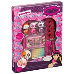 Набор детской декорат. косметики Bondibon Eva Moda, BOX 30х24х3,4 см; лаки для ногтей 3 оттенка (14,1г), украшения для ногтей самоклеющиеся пласт.стразы 24 шт., накладные ногти 12 шт., разделитель для пальцев EVA, пинцет 1 шт., пилочка для ногтей 1 шт., п