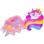 Набор детской декор. косметики Bondibon Eva Moda, CRD 30,5x18x3,5 см; косметичка-единорог, тени для век 5 оттенков (3,5г), помада (1,3г), аппликатор 1шт.,арт. 70634I.