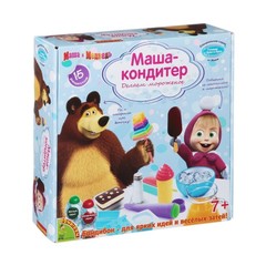 Французские опыты Науки с Буки Bondibon, Маша и медведь, (15 экспериментов) Маша-кондитер, арт  8003