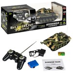 Боевой танк на ик-управлении Play Smart, Full Func, аккум./ адаптер, BOX 49,5x15x14,5 см, зелёный хаки, арт.9807.
