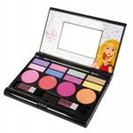 Набор детской декор. косметики Bondibon Eva Moda, BOX 42х34х2,5 см с ручкой; косметичка-прямоугольник, раскладная, с зеркальцем: тени для век 8 оттенков (6,4г), тени 4 оттенка (6г), блеск для губ 14 оттенков (8,8г), 2 аппликатора, 2 кисточки-растушевки, 2