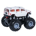 Инерц.пласт. джип 4WD со светящ. в темноте корпусом, Bondibon "Парк Техники", цвет белый, ВОХ 14х11х12 см, арт. M1234-2.