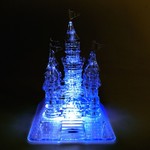 Пазл 3D МАГИЯ КРИСТАЛЛОВ «ЗАМОК» с подсветкой, 105 деталей, Bondibon